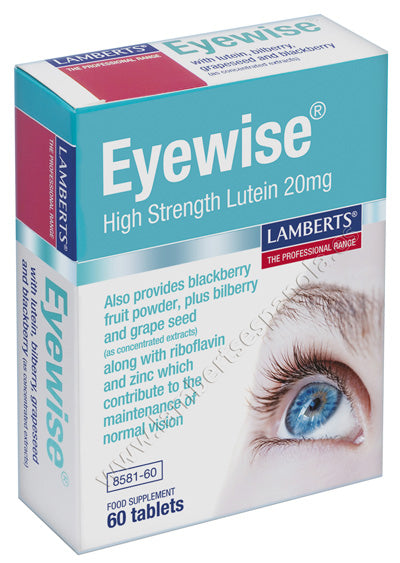 Eyewise® con 20 mg de Luteína y mas como ayuda para la visión
