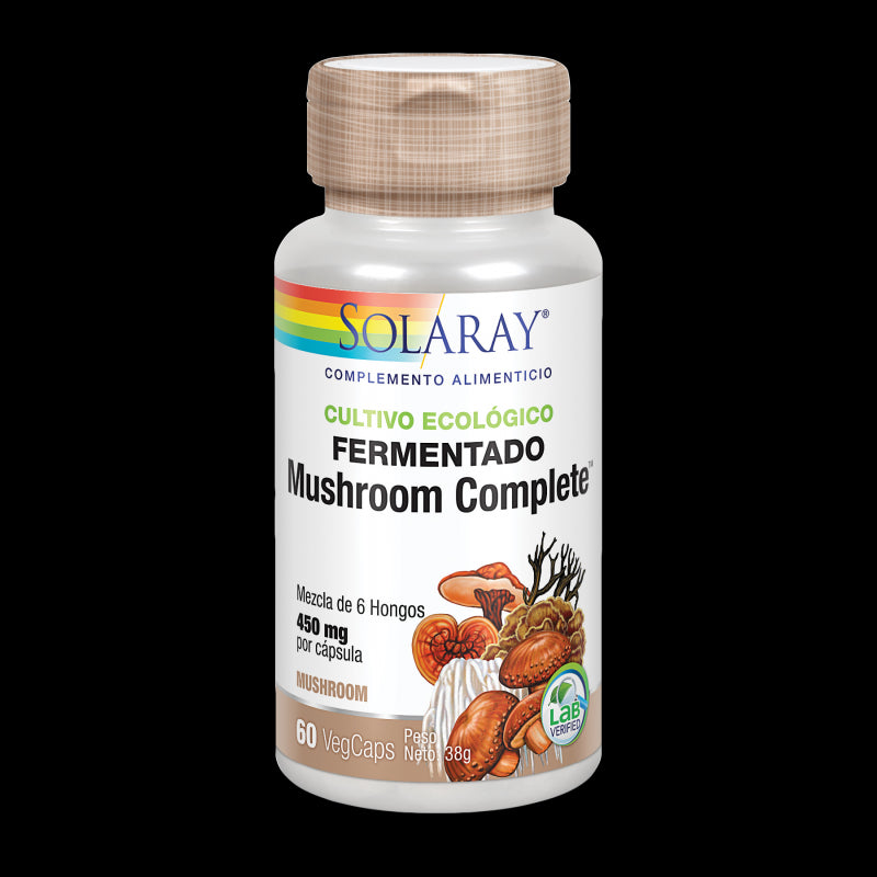 Fermented Mushroom Complete™-60 VegCaps. Orgánico. Sin gluten. Apto para veganos