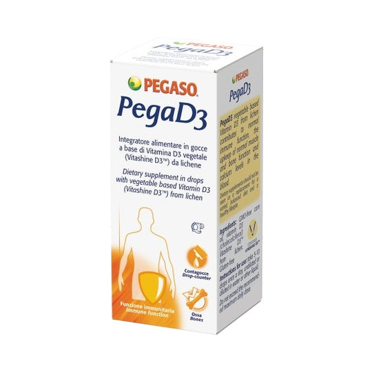 PegaD3 - 20 Ml. Apta Para Vegetarianos. Sin Gluten.