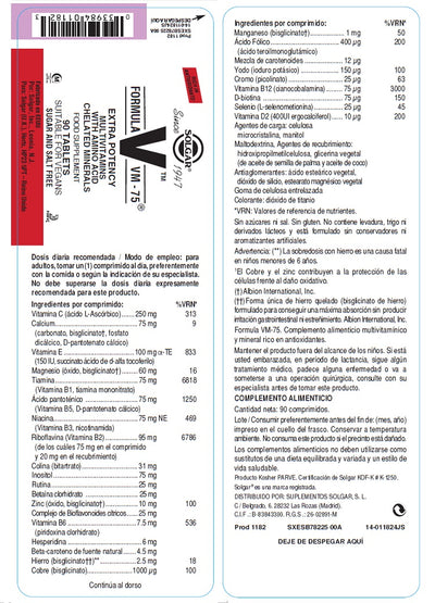 Fórmula VM-75 - 90 comprimidos