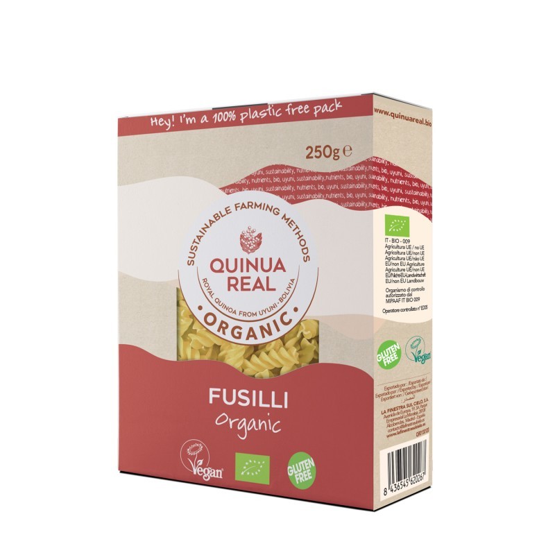 Fusilli de arroz y quinoa bio 250g Quinua Real
