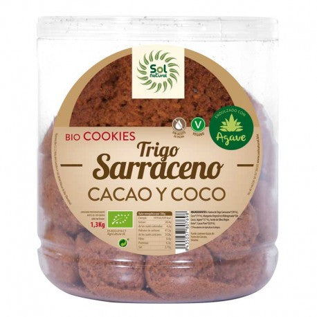 Galletas Granel T.Sarraceno Coco Cacao Bio 1.3Kg Sol Natural