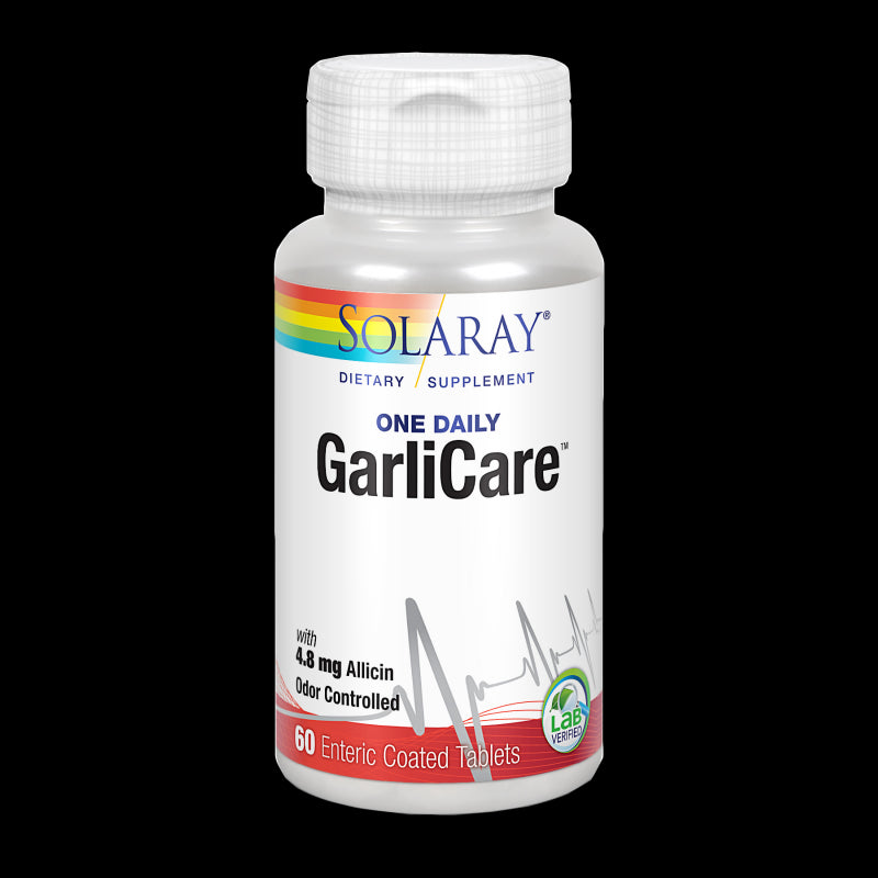Garlicare™-60 comprimidos. Sin olor. Apto para veganos