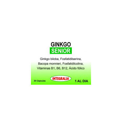 Ginkgo Senior 30 capsulas Integralia