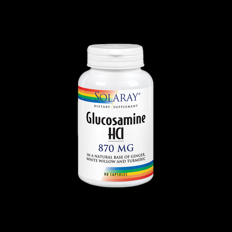 Glucosamine HCI 870 mg-90 cápsulas. Sin gluten