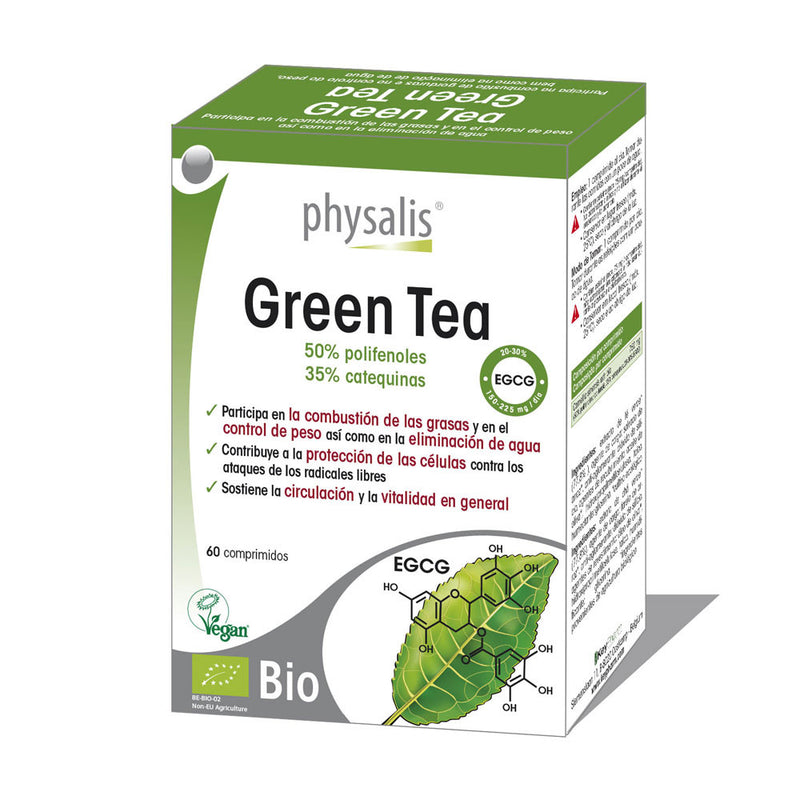 Green tea (te verde) 60 comprimidos Physalis