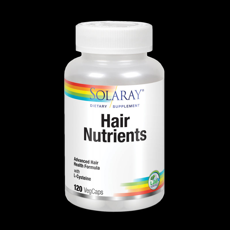 Hair Nutrients - 120 Vegcaps. Sin gluten. Apto para veganos