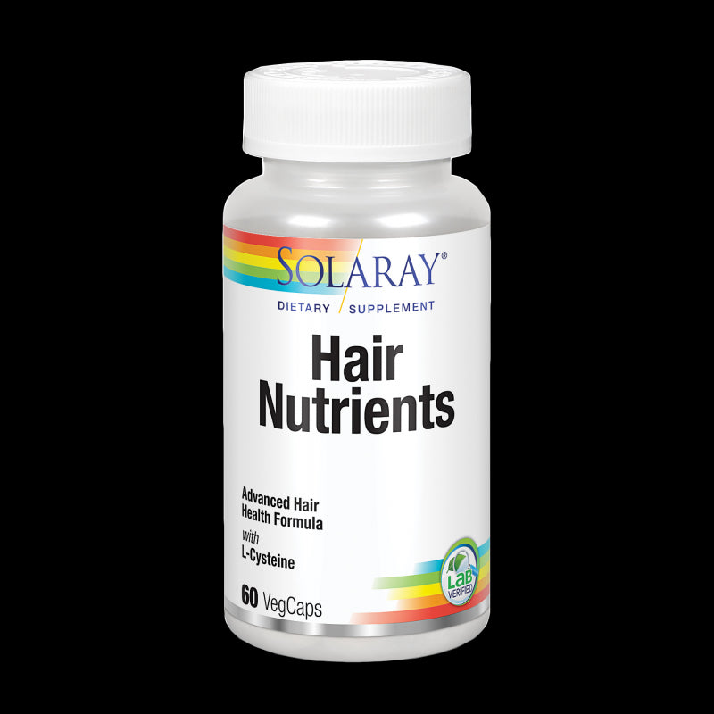 Hair Nutrients - 60 Vegcaps.Apto para veganos, sin gluten.