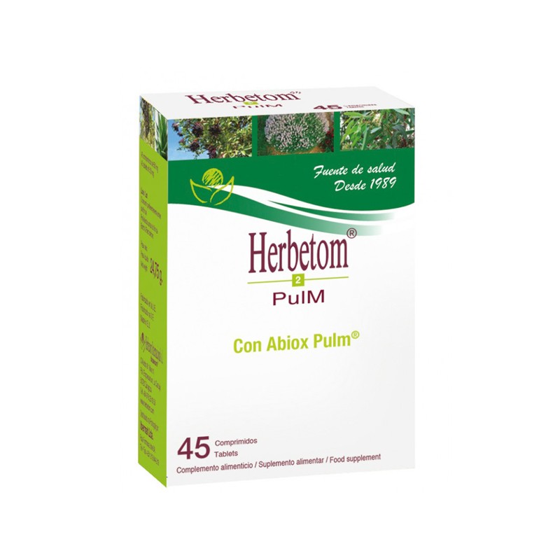 Herbetom 2 PulM Abiox 45 comprimidos Bioserum