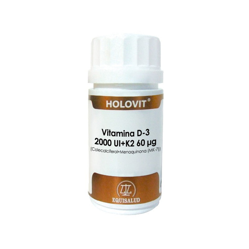 Holovit Vitamina D3+ K2 2000UI 60µg 50caps Equisalud