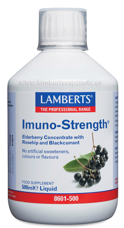 Imuno-Strength® sin edulcorantes o colorantes artificiales