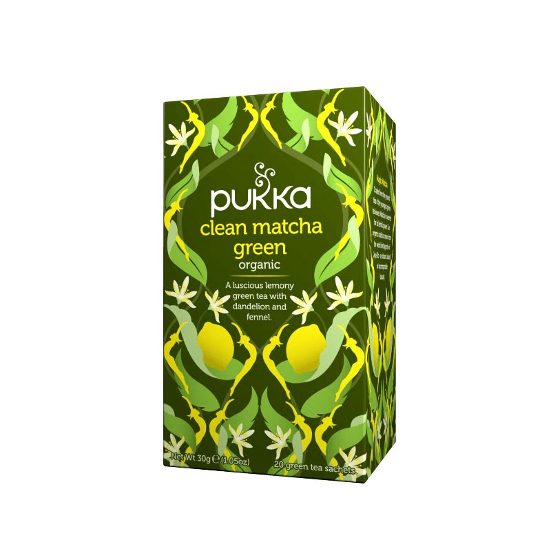 Pukka Clean Matcha Green infusion Bio 20 filtros