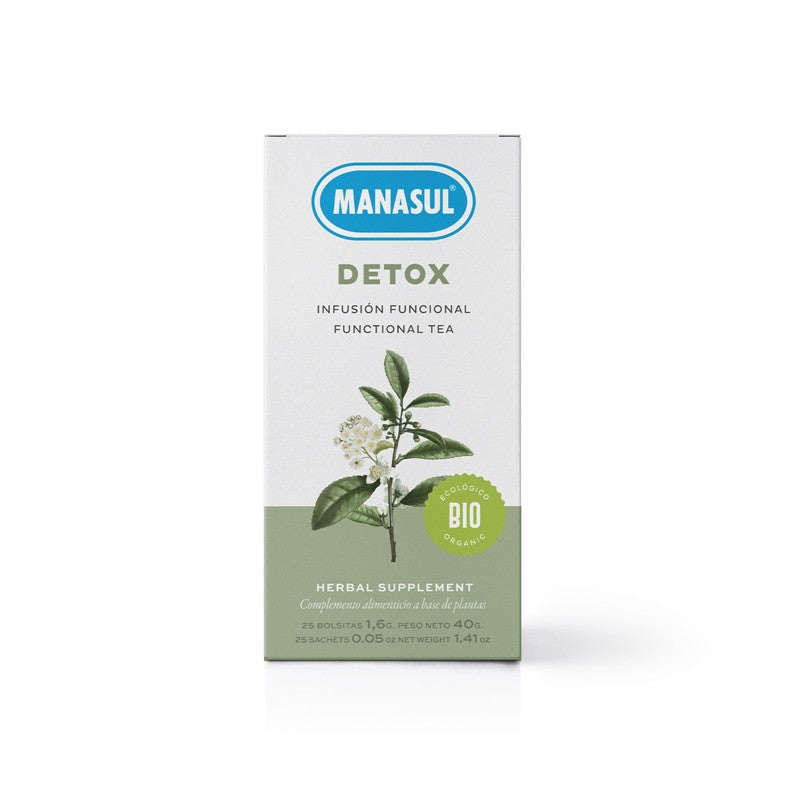 Infusion Detox Bio 25 filtros Manasul