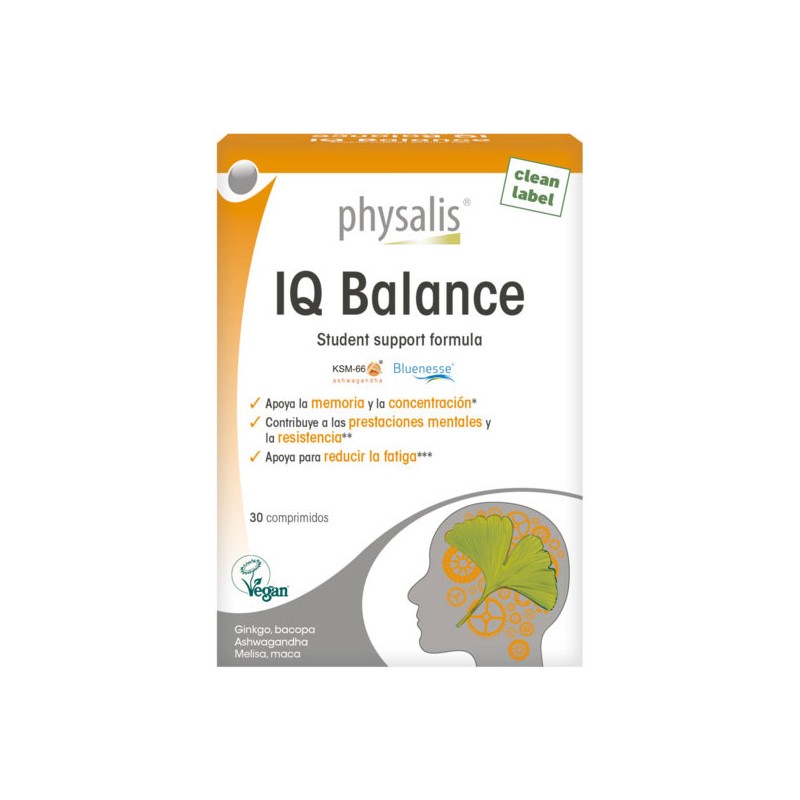 IQ balance memoria 30 comprimidos Physalis