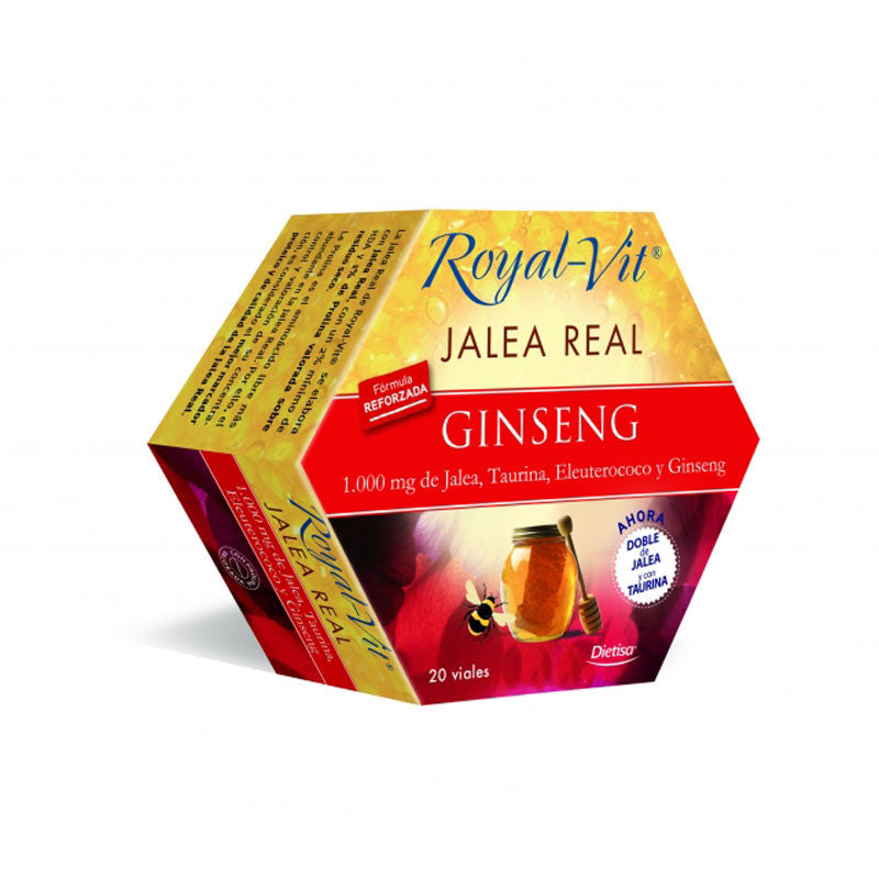 Jalea real Ginseng con taurina 20 viales Dietisa