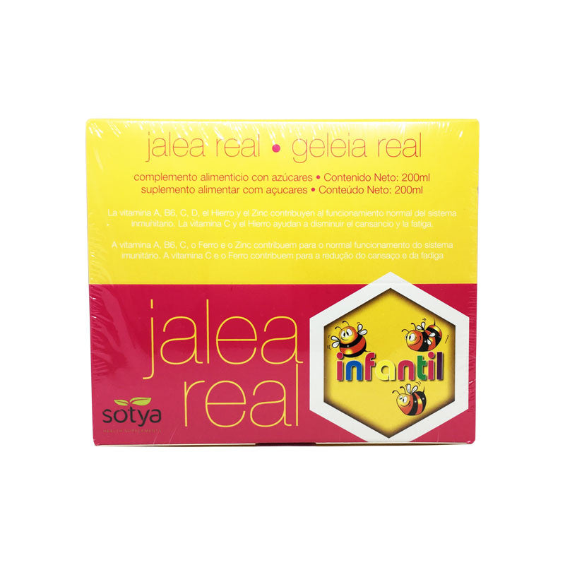 Jalea Real infantil con vitaminas 20 viales Sotya