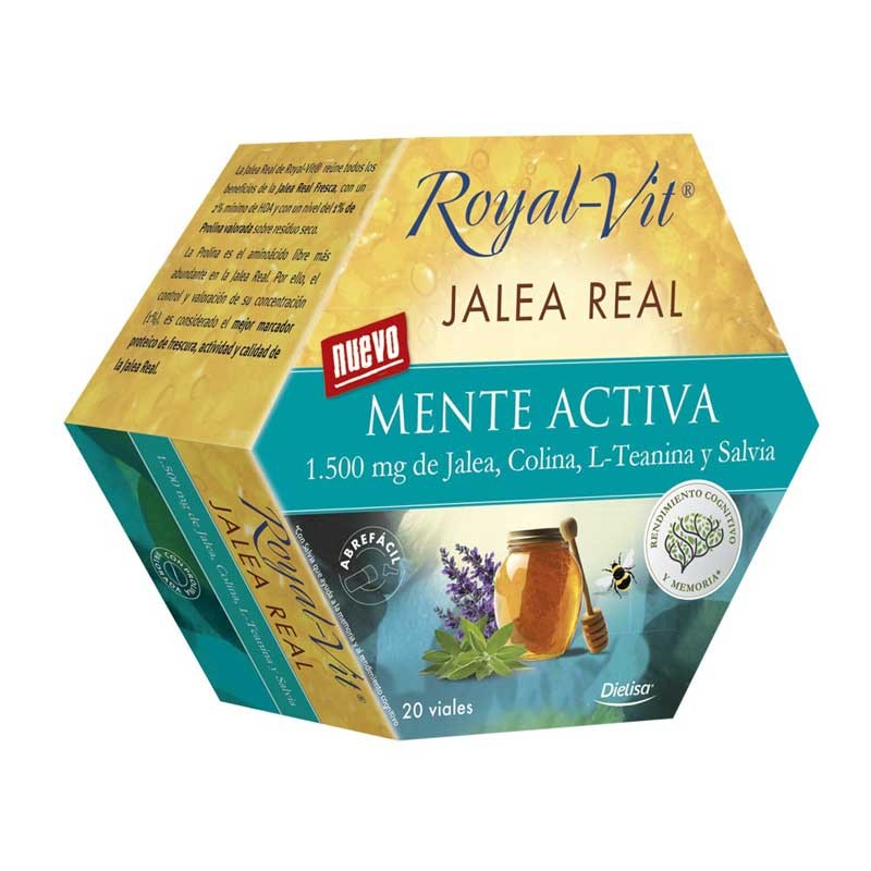 Jalea real Mente Activa 20 viales Royal-Vit Dietisa