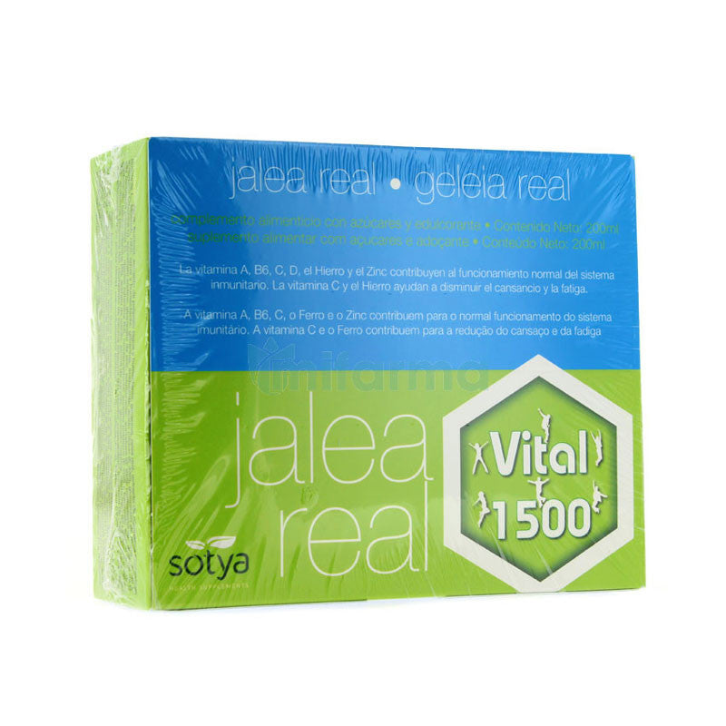 Jalea real vital 1500 mg 20 viales Sotya