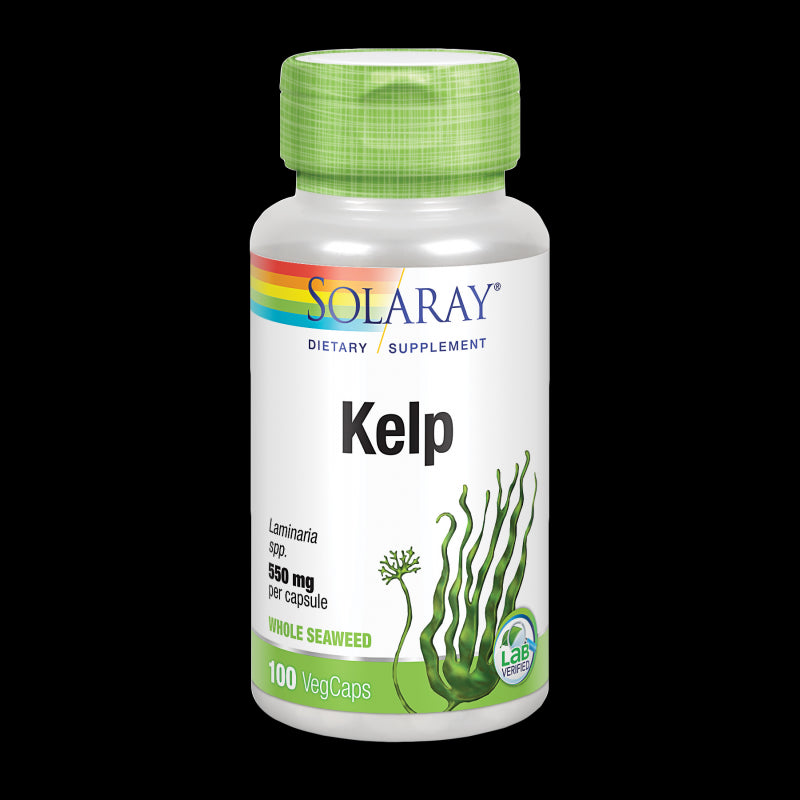 Kelp-100 VegCaps. Apto para veganos.