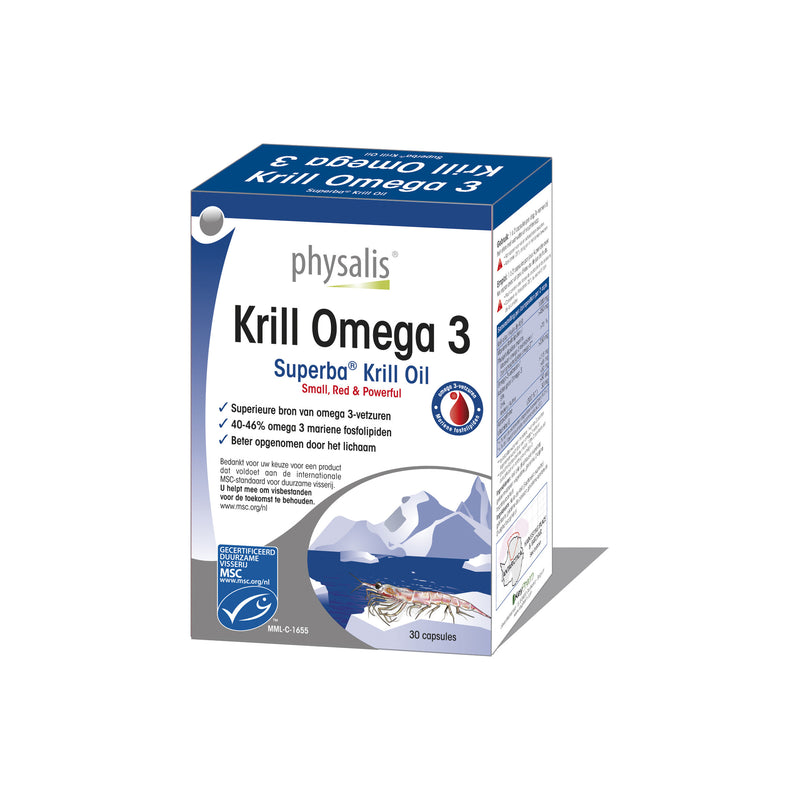 Krill omega 3 30 capsulas - Physalis