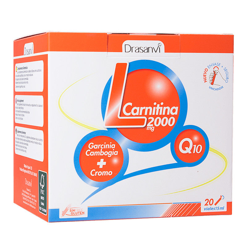 L-Carnitina 2000 mg x 20 viales Drasanvi
