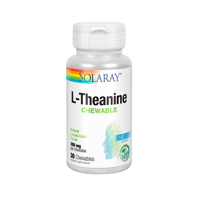 L-Theanina 200mg 30 comprimidos Solaray
