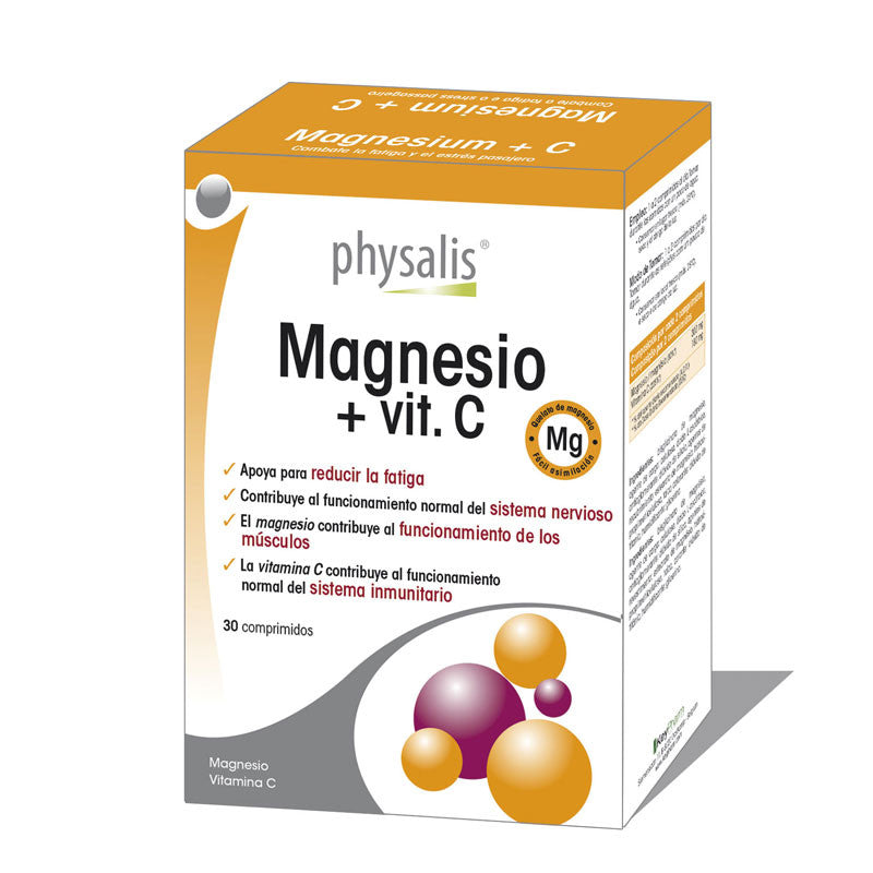 Magnesio + vitamina C 30 comprimidos Physalis