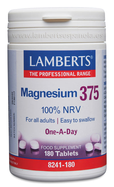 Magnesio 375- 180 Tabletas