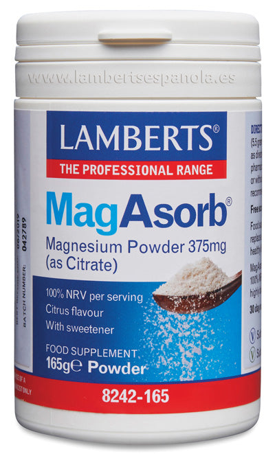 MagAsorb®. Magnesio en polvo como Citrato, muy soluble