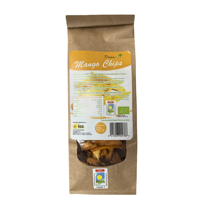 Mango chips bio 125 g Dream Foods
