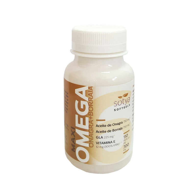 Maxi omega 6 (onagra y borraja) 500mg 110 perlas - Sotya