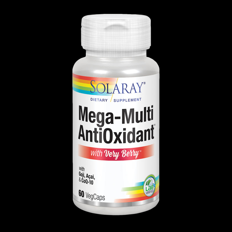 Mega-Multi Antioxidant With Very Berry- 60 VegCaps. Apto para veganos