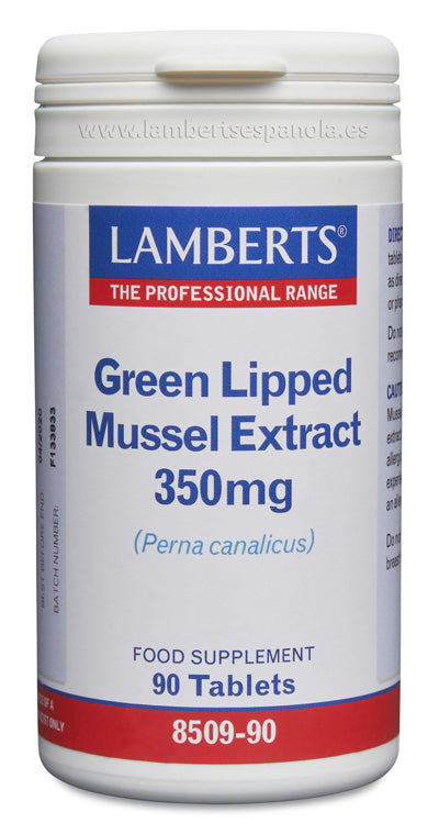 Extracto de Mejillón de Labio Verde Perna canalicus 350 mg
