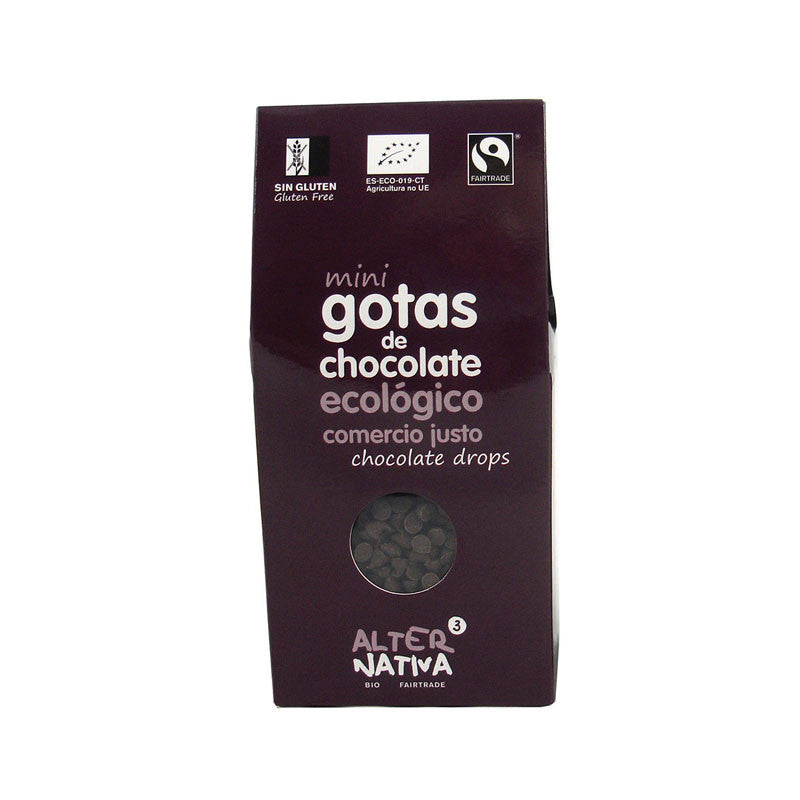 Mini gotas de chocolate 48% bio 225 g Alternativa 3