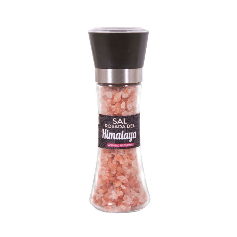 Molinillo de sal rosa del himalaya 200 g Sol Natural