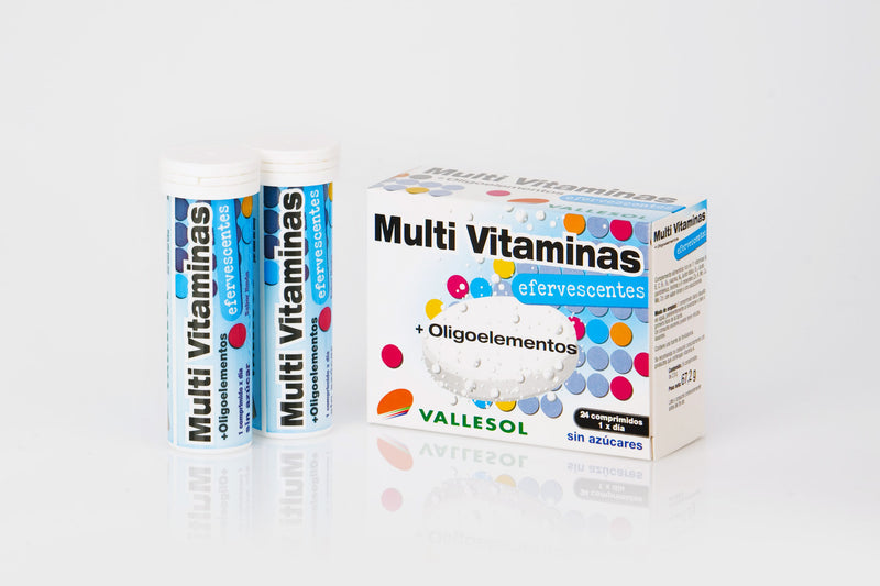 Multivitaminas + oligoelementos 24 comprimidos Vallesol