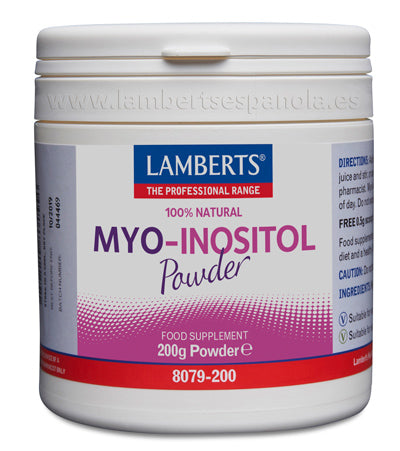 Myo - Inositol en polvo 200 gr. Lamberts
