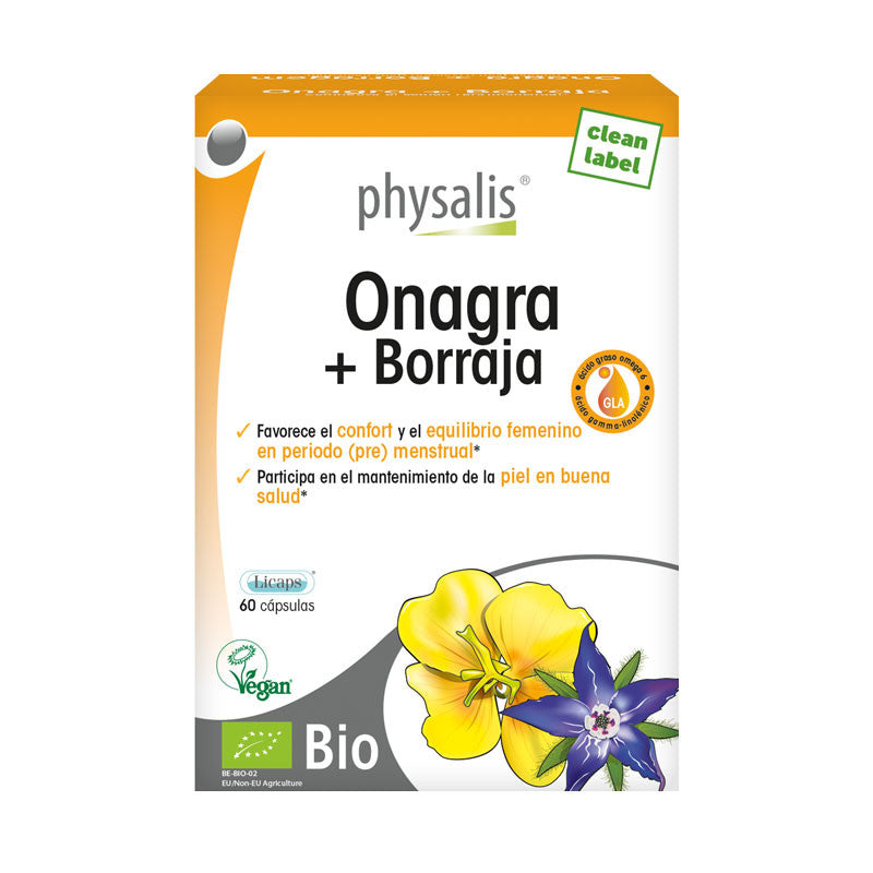Onagra y borraja 60 capsulas - Physalis