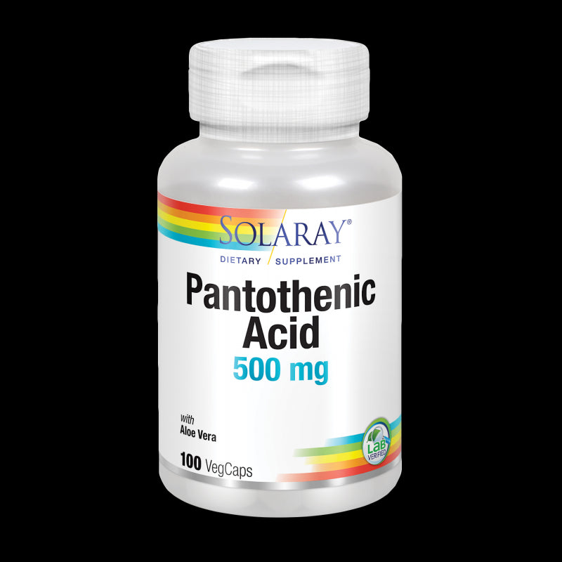 Pantothenic Acid - 100 VegCaps. Apto para veganos