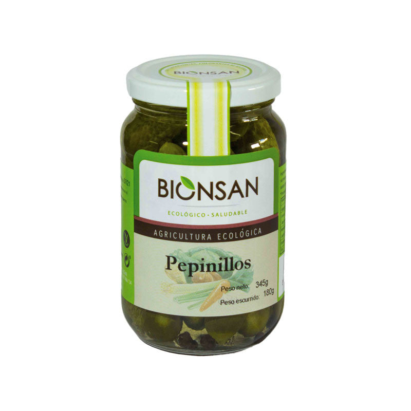 Pepinillos en vinagre Bio 345g Bionsan