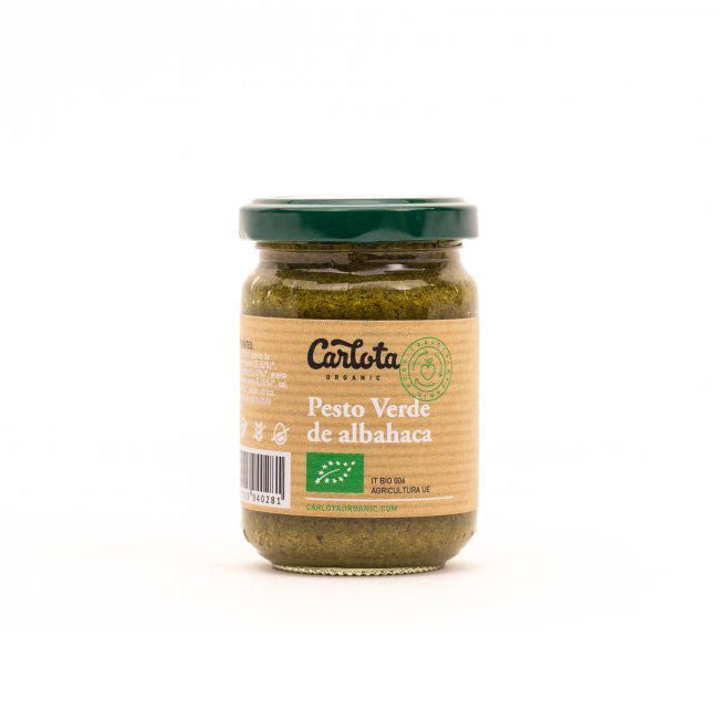 Pesto verde de albahaca Bio 140g Carlota Organic