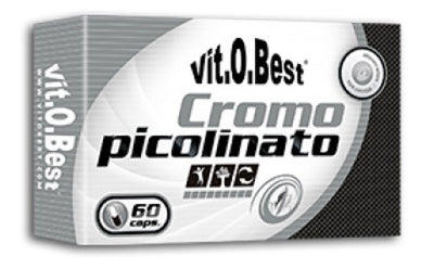 PICOLINATO DE CROMO 200MCG. 60 CAPS - VIT.O.BEST - masquedietasonline.com 