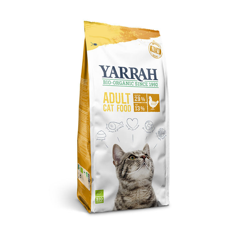 Pienso para gatos con pollo y proteína bio 2.4kg Yarrah