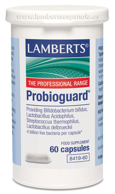 Probioguard® 4 mil millones de bacterias amigas. 60 cápsulas