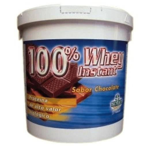 Proteína de suero de leche 100 % whey sabor chocolate belga 2200 g Sotya