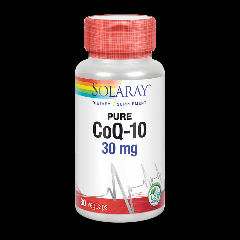 CoQ-10 30 mg- 30 VegCaps. Apto para veganos