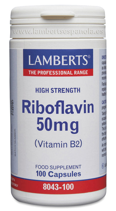 Riboflavina o Vitamina B2 50 mg