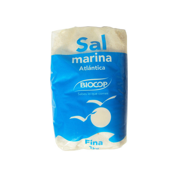 Sal marina atlántica fina 1 kg Biocop