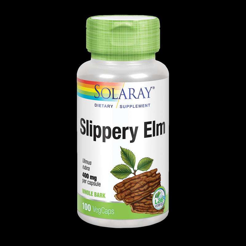 Slippery Elm Bark-100 VegCaps (Olmo). Apto para veganos