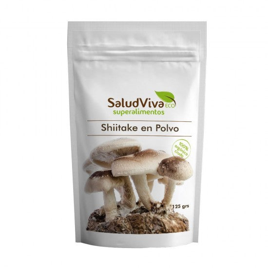 Shiitake en polvo BIO, 125gr - Salud Viva